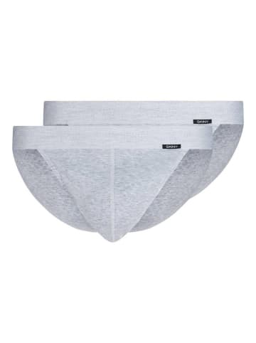 Skiny Slip 2er Pack in Grau