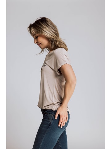 ZHRILL T-Shirt ZHSHELLY BROWN in BROWN