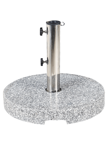Beliani Zubehör für Sonnenschirme CEGGIA in Grau/Silber - (W) 45 x (H) 36 x (L) 45 cm