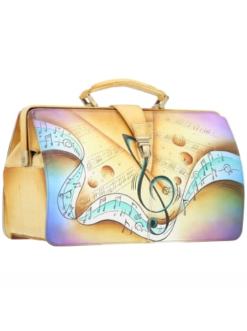 Greenland Nature Art+Craft Doktorkoffer Leder 37 cm handbemalt
