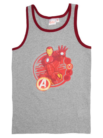 Avengers 2er Pack Marvel The Avengers Unterhemd in grau/schwarz