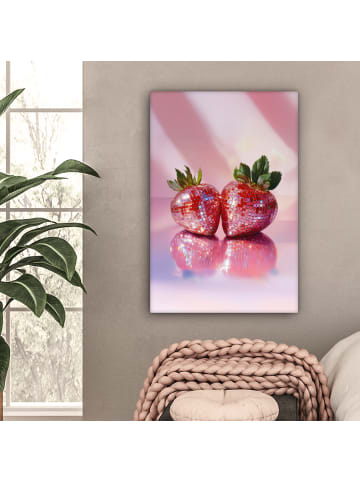 MuchoWow Leinwand Bilder Pink