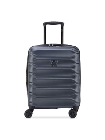Delsey Meteor 4 Rollen Kabinentrolley 55 cm mit Dehnfalte ocean blue