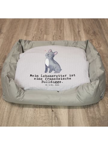 Mr. & Mrs. Panda Hundekörbchen Französische Bulldogge Lebensrett... in Grau Pastell