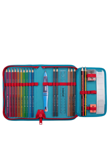 Scout Neo Exklusiv LED - Schulranzen Set 4tlg. (Planets) in White Unicorn