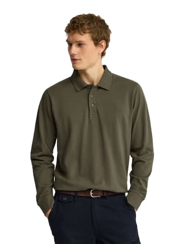 Polo Club Poloshirt MAN RIGBY GO POLO LS IO LONG SLEEVE REGULAR FIT in MILITÄRGRÜN