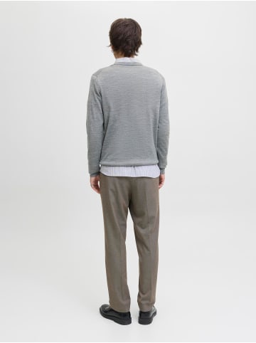 Jack & Jones Strickpullover in Medium Grey Melange