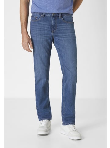 Paddock's 5-Pocket Jeans PIPE in medium blue used moustache