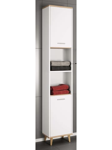 ebuy24 Hochschrank Landos Weiß 32 x 28 cm