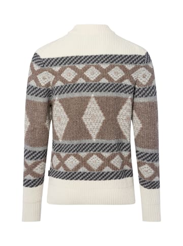 Bugatti Strickpullover in ecru grau - 0001