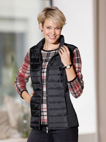 Sieh an! Steppweste in schwarz