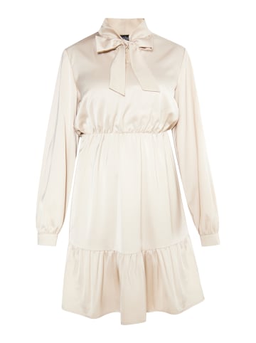 usha BLACK LABEL Damen Midikleid Mit Volant in Beige