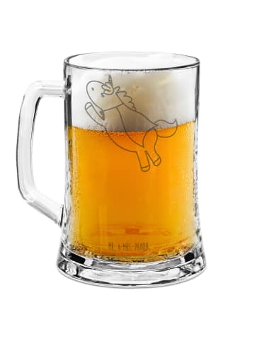 Mr. & Mrs. Panda Krug Einhorn Geburtstag mit Spruch in Transparent