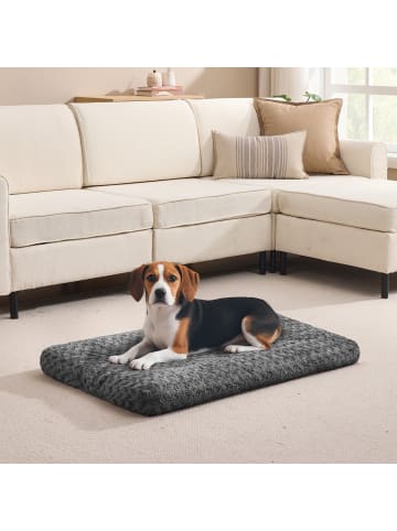 Feandrea Hundebett Bengal in Grau - (B)60 x (H)10 x (T)95 cm