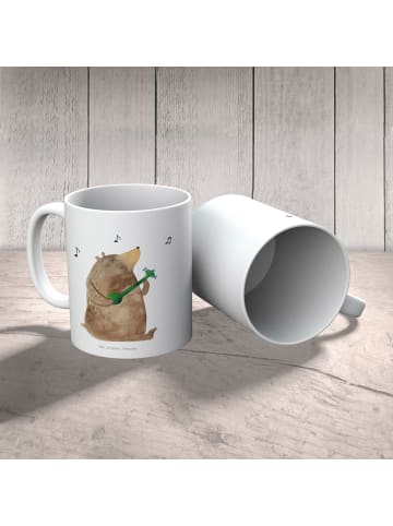 Mr. & Mrs. Panda Kaffeetasse Bär Lied ohne Spruch in Weiß
