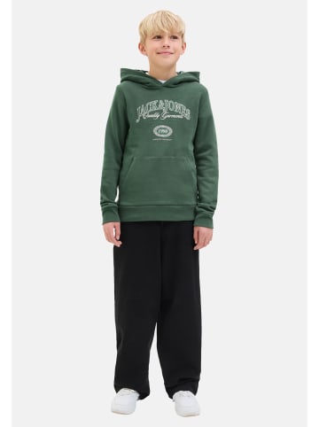 JACK & JONES Junior Hoodie 'Ari Branding' in grün