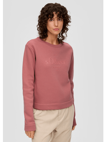 s.Oliver Sweatshirt langarm in Pink