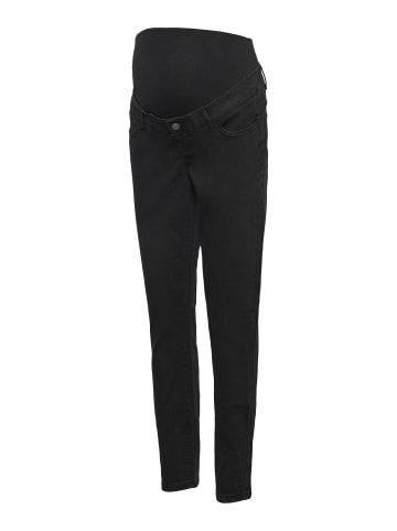 mama licious Umstandsjeans mit Slim Fit in Black