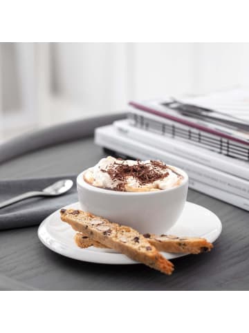 Villeroy & Boch 6er Set Kaffeetasse NewMoon in 180 ml in weiß