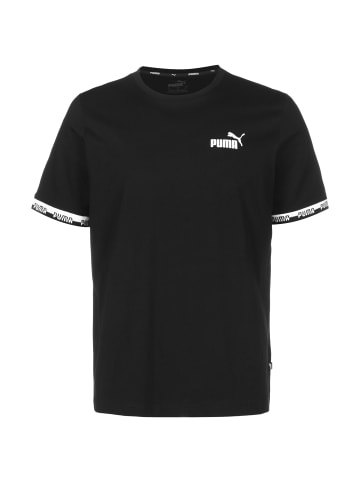 Puma T-Shirt Amplified in schwarz / weiß