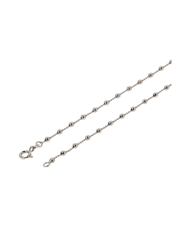 faina Women Beaded Necklace in Silver