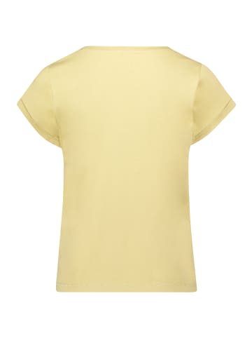 CARTOON Printshirt mit Rundhalsausschnitt in Patch Khaki/Purple