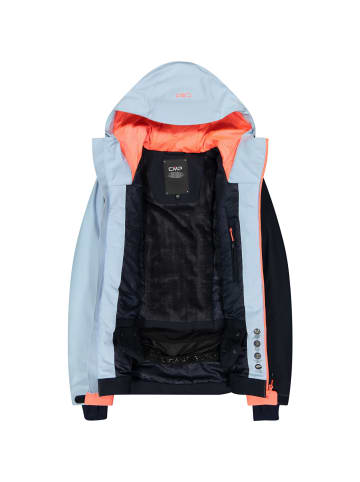 cmp Softshelljacke, Funktionsjacke WOMAN JACKET FIX HOOD in Blau