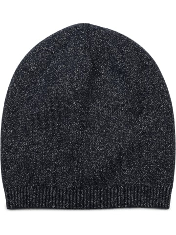 styleBREAKER Feinstrick Beanie Mütze in Dunkelblau