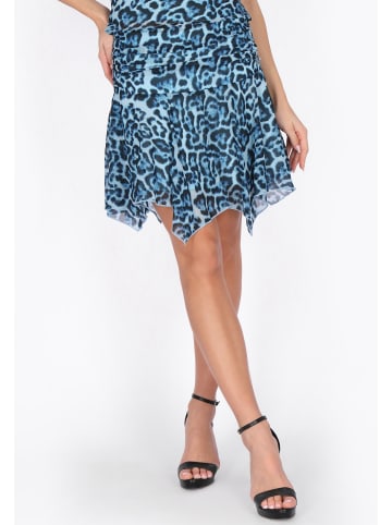 faina Women Skirt in blue black