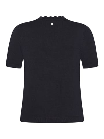 Zero  Strickpullover mit Wellenstruktur in Deep Sky