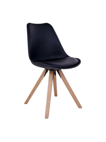 ebuy24 Benno Esszimmerstuhl  Schwarz 2er Set