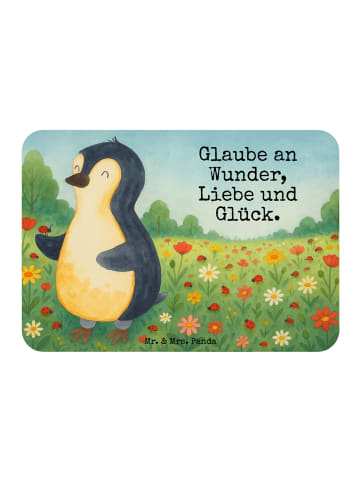 Mr. & Mrs. Panda Magnet Pinguin Marienkäfer Design mit Spruch in Weiß