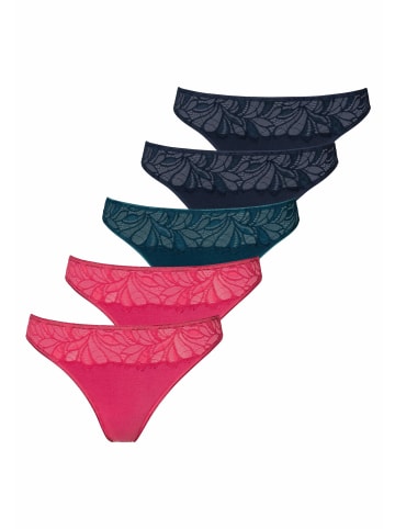 Vivance String in pink, petrol, navy