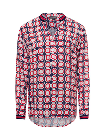 Franco Callegari Blusenshirt in weiß blau - 0028