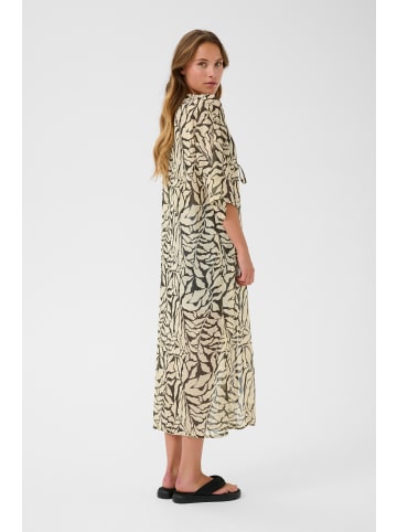 Kaffe Accessoires KAsea Loose fit in Black/Chalk Leaf Print
