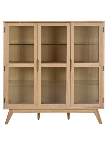 ebuy24 Vitrinenschrank Marte Weiß 140 x 40 cm