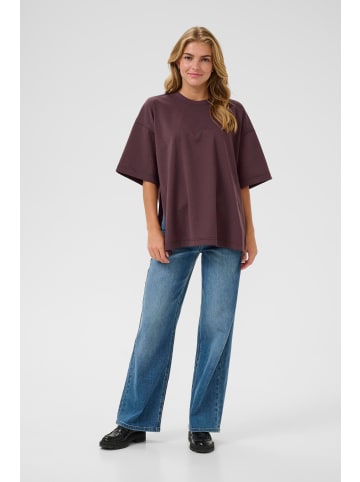 Kaffe Kurzarmbluse KAjenny Oversize fit in Fudge
