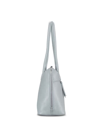 Jost Vika Schultertasche Leder 38 cm misty blue