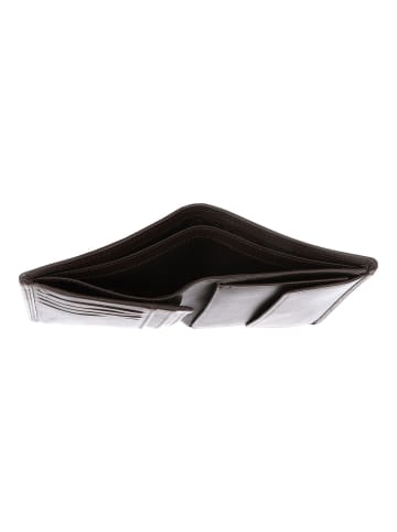 Golden Head Polo Geldbörse RFID Schutz Leder 12 cm in dunkelbraun