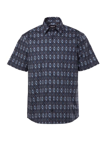 Men Plus Hemd in navy blau