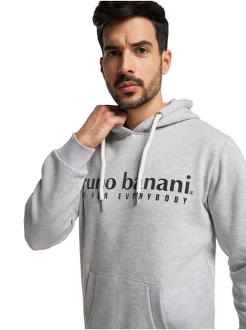 Bruno Banani Hoodie ohne Reißverschluss ALLISON in Hellgrau / Melange