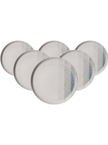 Ritzenhoff & Breker 6er Set Speiseteller Trio ø 25 cm in Grau