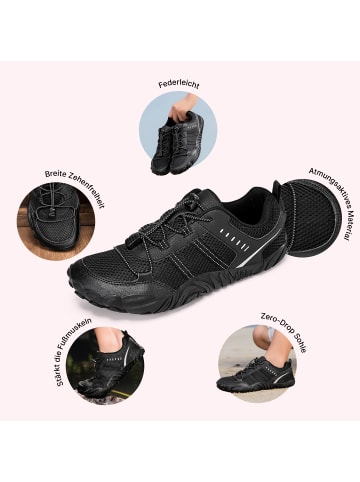 DOTALES Stride Barfußschuhe in  Schwarz 42