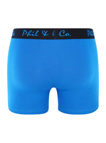 Phil & Co. Berlin  Retro Pants Jersey in schwarz-blau