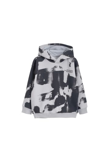 SOLANG Sweatshirt in Hellgrau Weiss