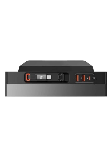 Baseus Baseus T-Space Series USB-HUB kompatibel mit Tesla Model in Schwarz