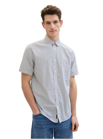 Tom Tailor Kurzarm FreizeitHemd für Herren in blau