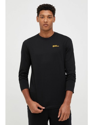 Jack Wolfskin Rundkragen Langarmshirt für Damen in uni