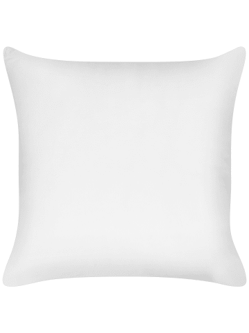 Beliani Kissen TRIGLAV in Weiß - (W) 80 x (H) 10 x (L) 80 cm