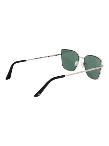 comma Frauen Sonnenbrille Quadratisch Silber